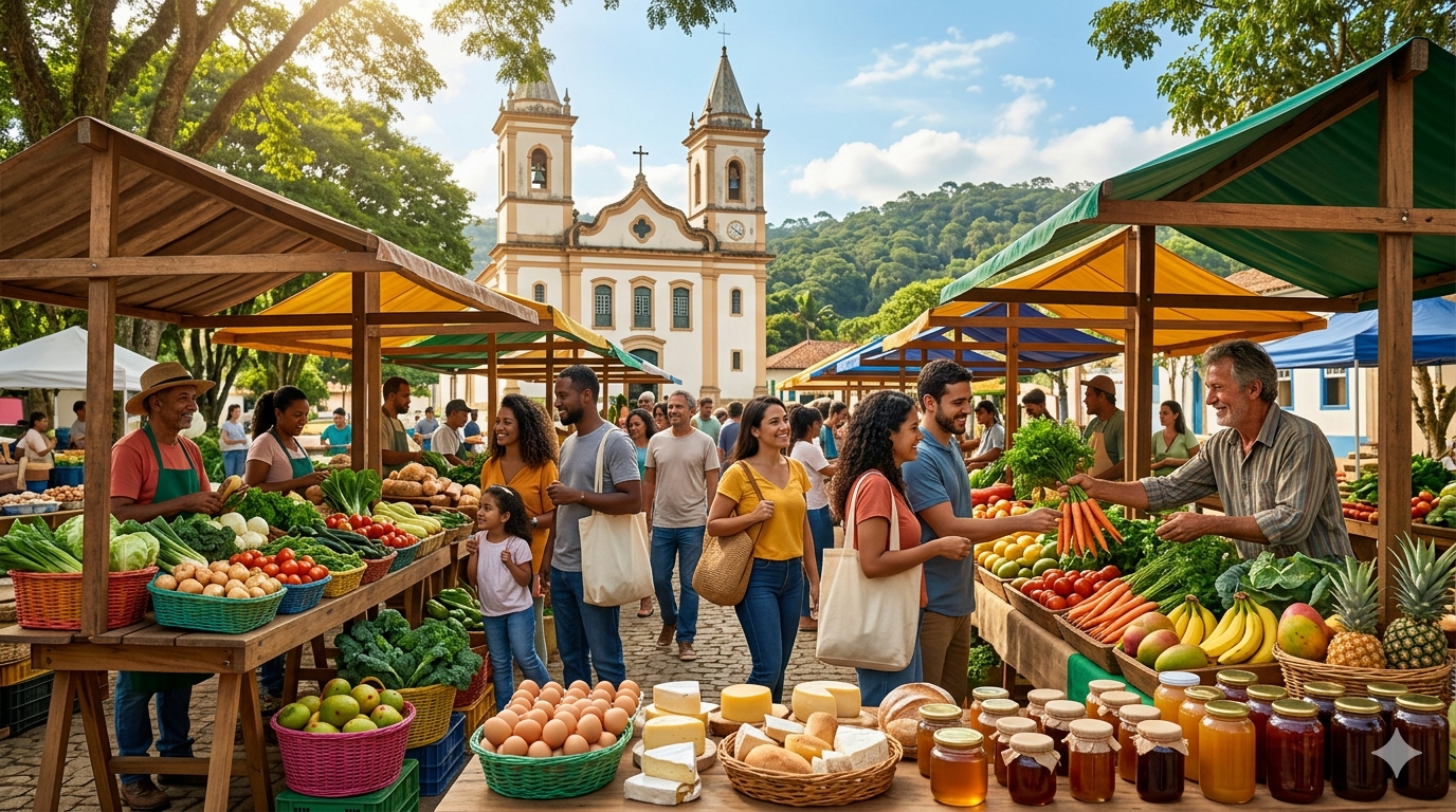 Feiras de Orgânicos em Ibiúna: Sabor, Saúde e Agricultura Familiar